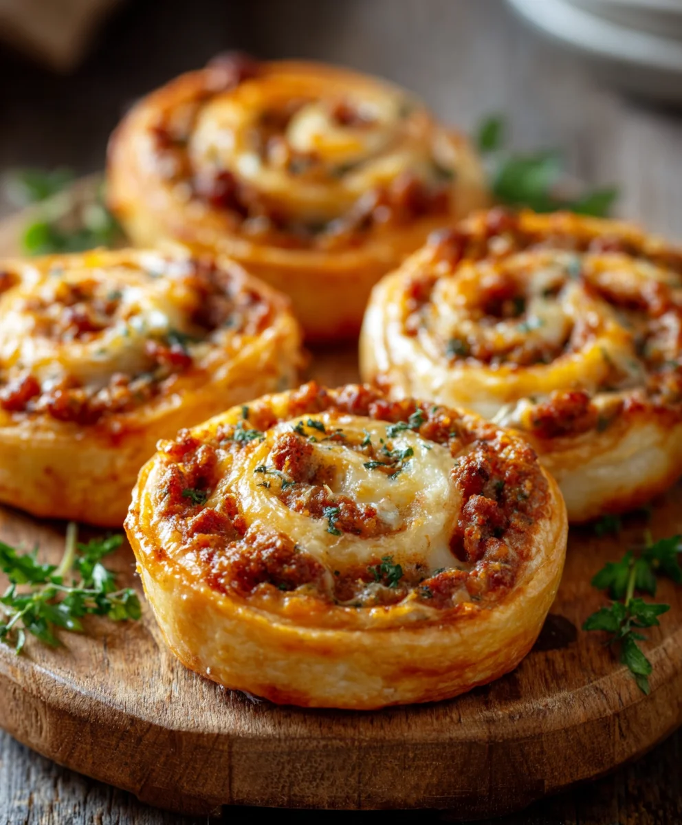 Rouleaux facile fromage & saucisse (bœuf)