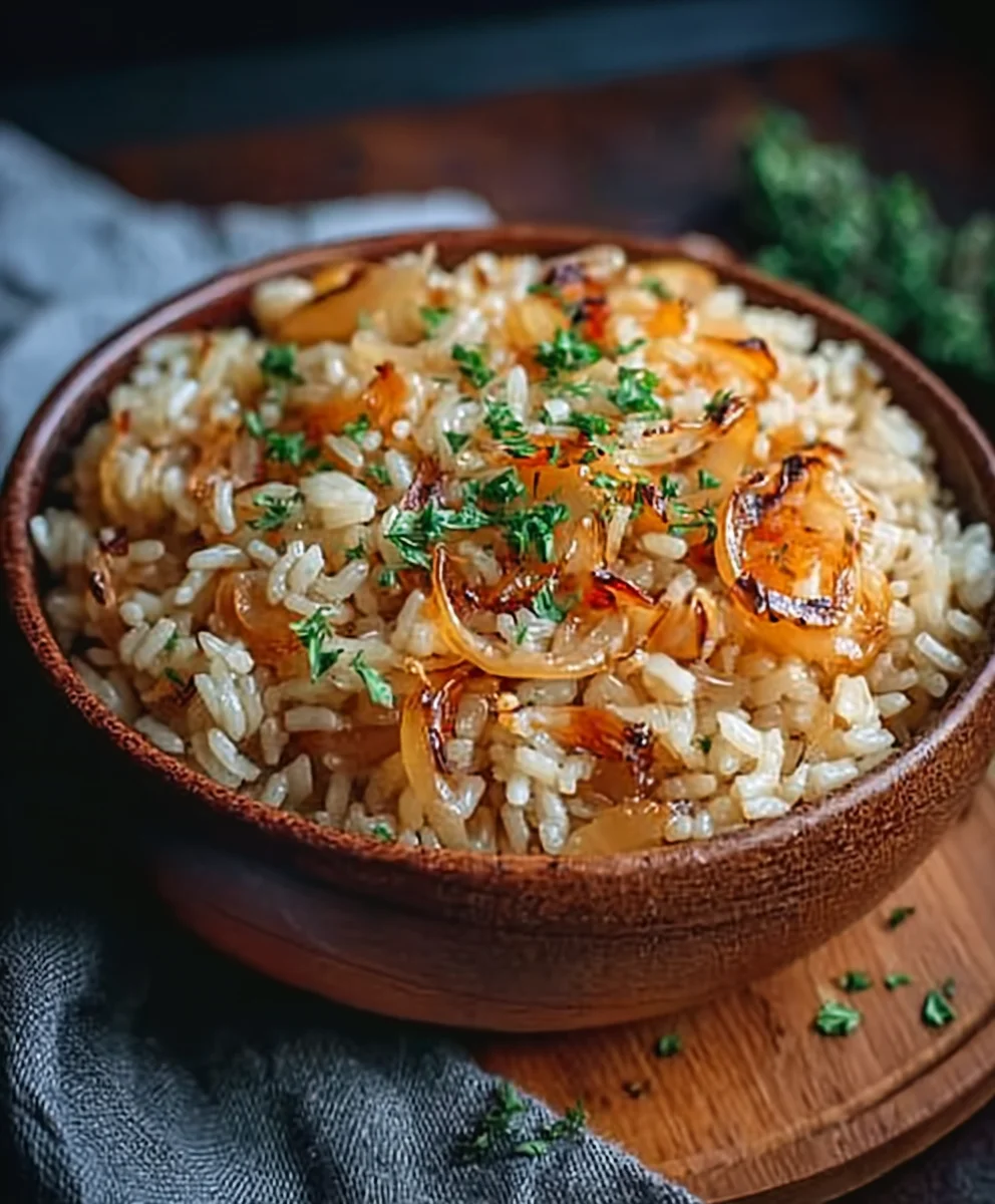 Riz à l'Oignon Français : Recette Facile et Gourmande