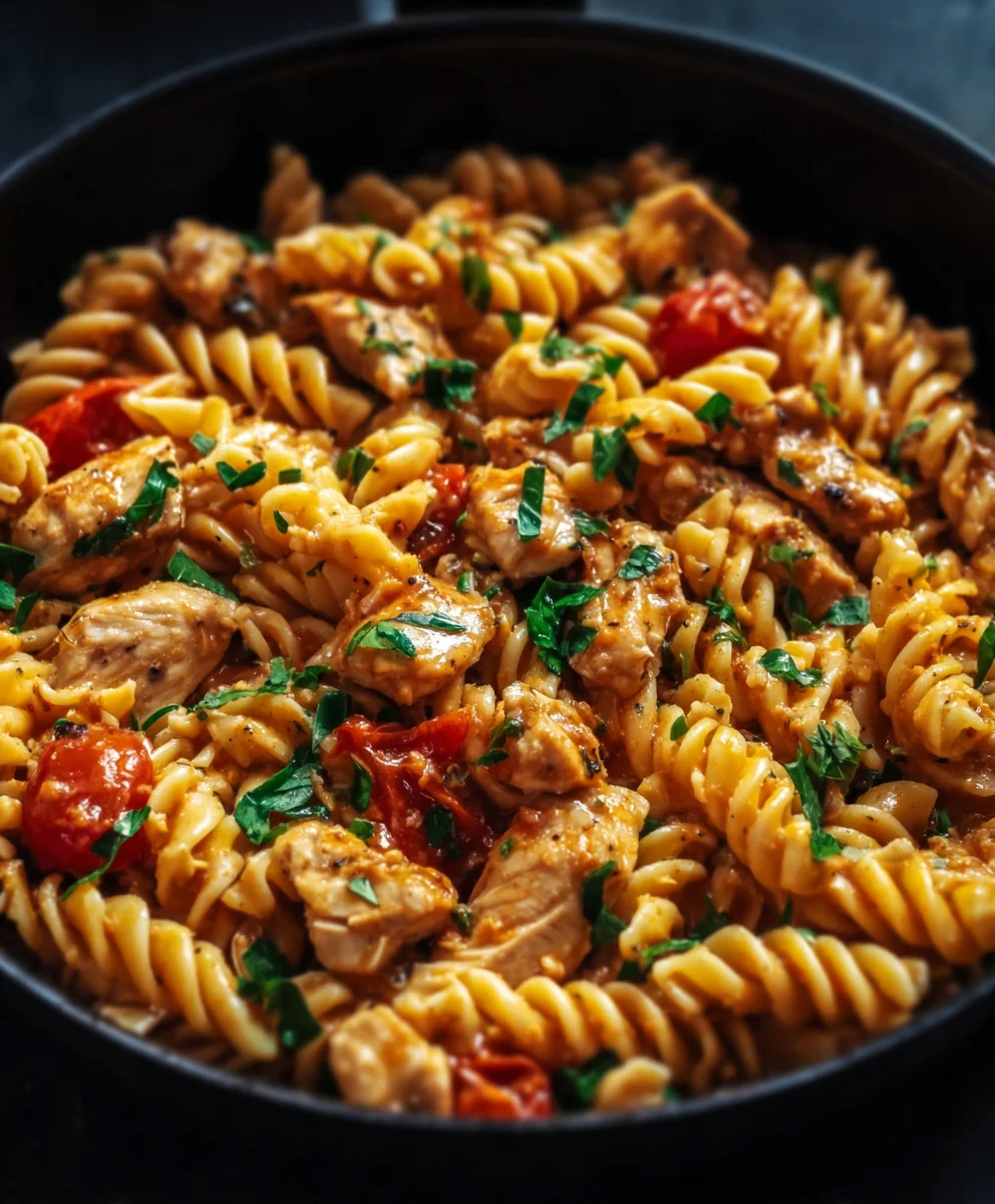 Pâtes Poulet Italiennes Faciles : Recette One-Pot Délicieuse
