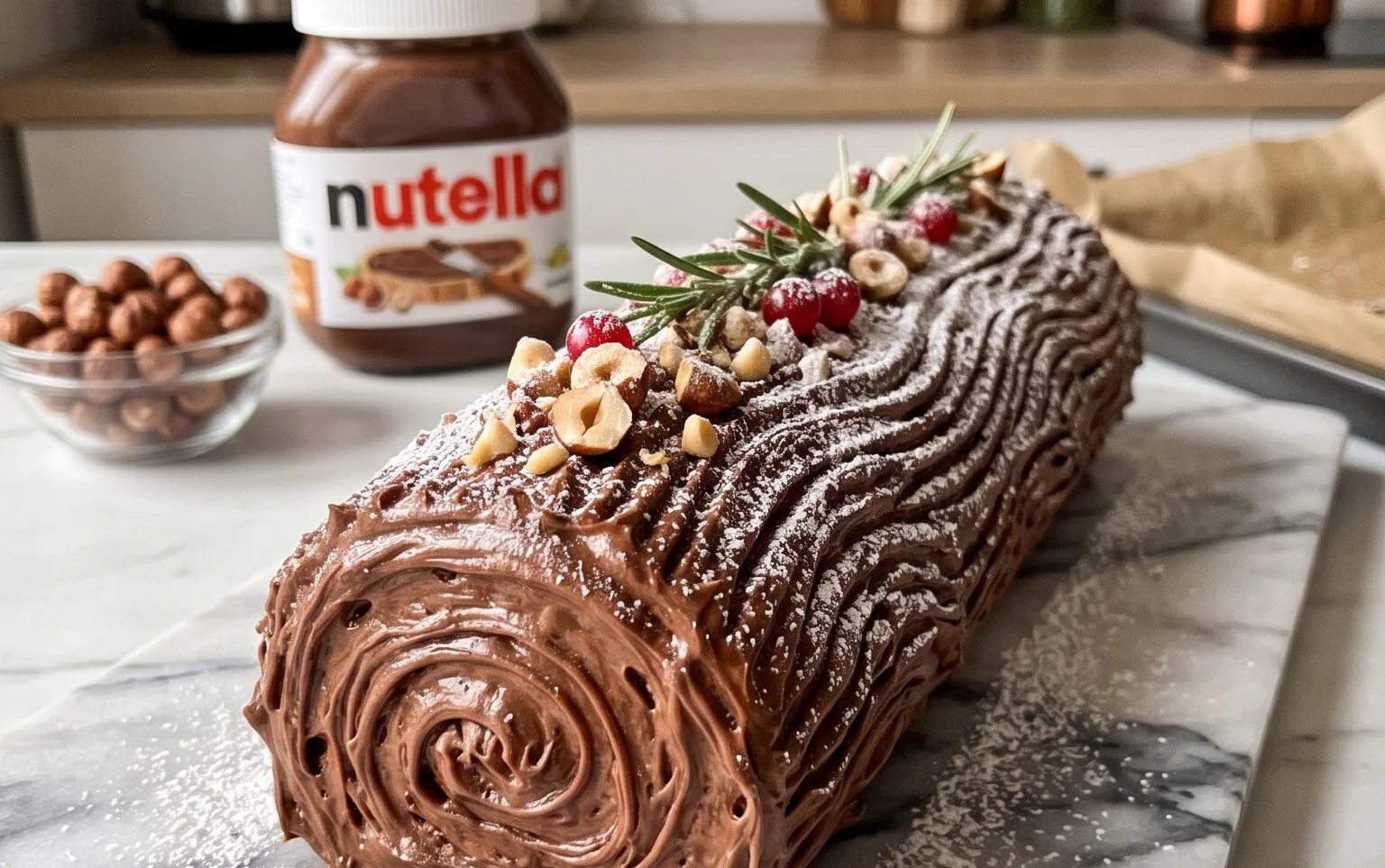 Bûche de Noël au Nutella®