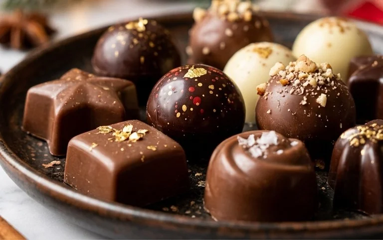 {18} Petits chocolats de Noël, et les bases du tempérage