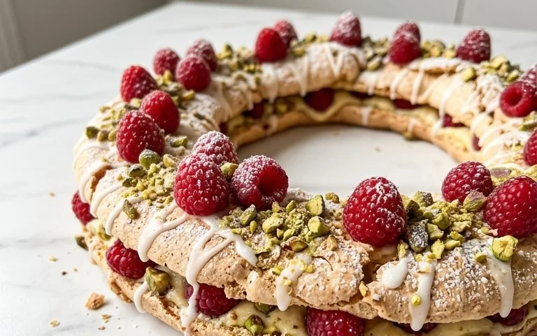 Couronne Framboise Pistache : Recette Facile et Festive