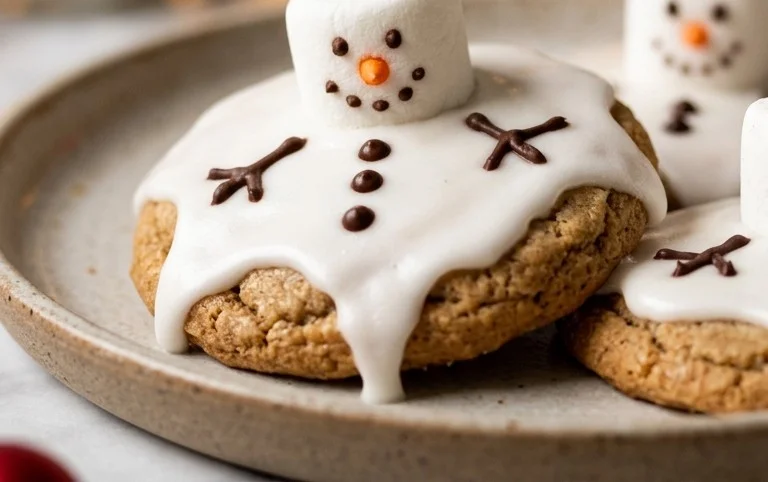 Melted Snowman Cookies