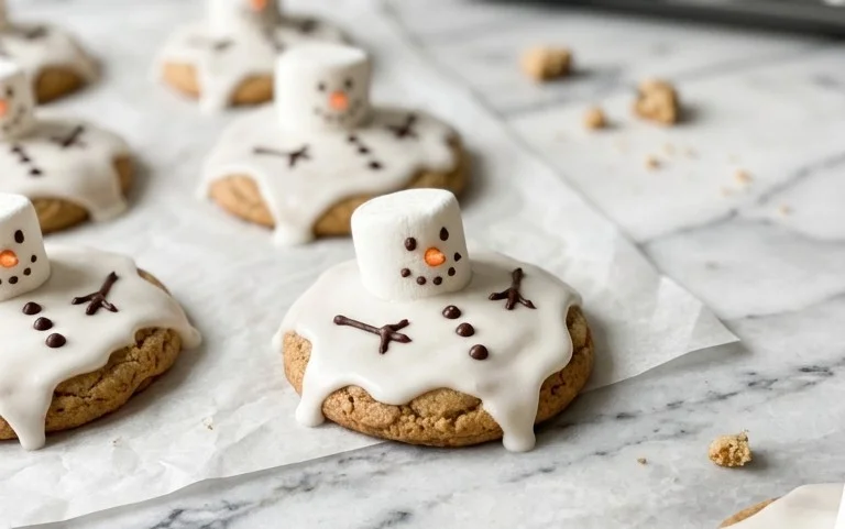 Melted Snowman Cookies