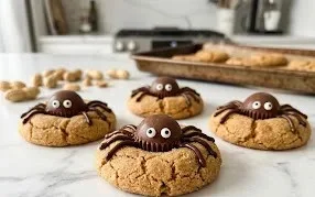 Biscuits Araignées Beurre Cacahuète Faciles
