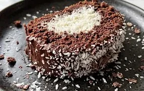 Bûche choco-coco façon Bounty