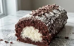 Bûche Choco-Coco Façon Bounty Facile