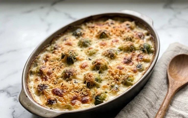 Gratin de choux de Bruxelles 